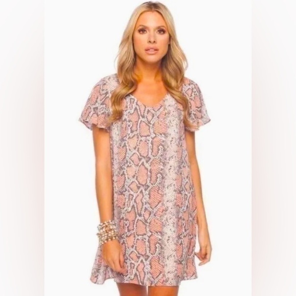 Buddy Love Ciara Snakeskin Dress size M